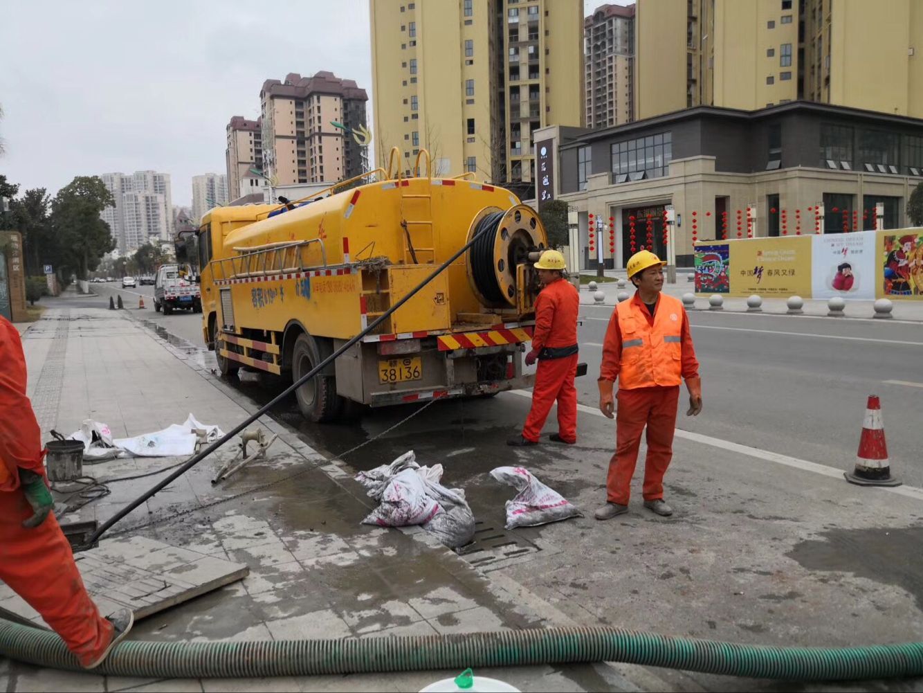 前锋排污管道清淤-管道清洗
